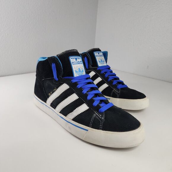 Adidas SLAP Magazine Campus Vulc Mid G08001 Black Blue US 10 Skateboarding Shoes - Picture 16 of 16